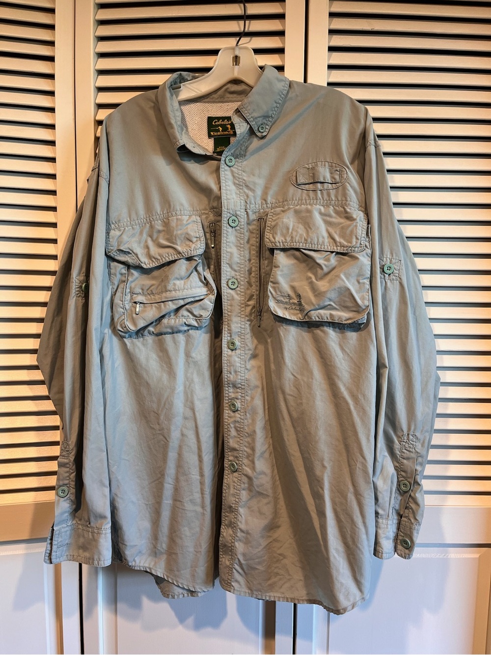 Cabela's Light Teal Men's Lightweight Fishing Jacket
